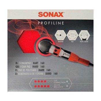 Boina de Espuma Vermelha 160mm - Sonax