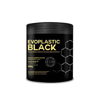 Evoplastic Black Renova Plásticos Externos 400g - Evox